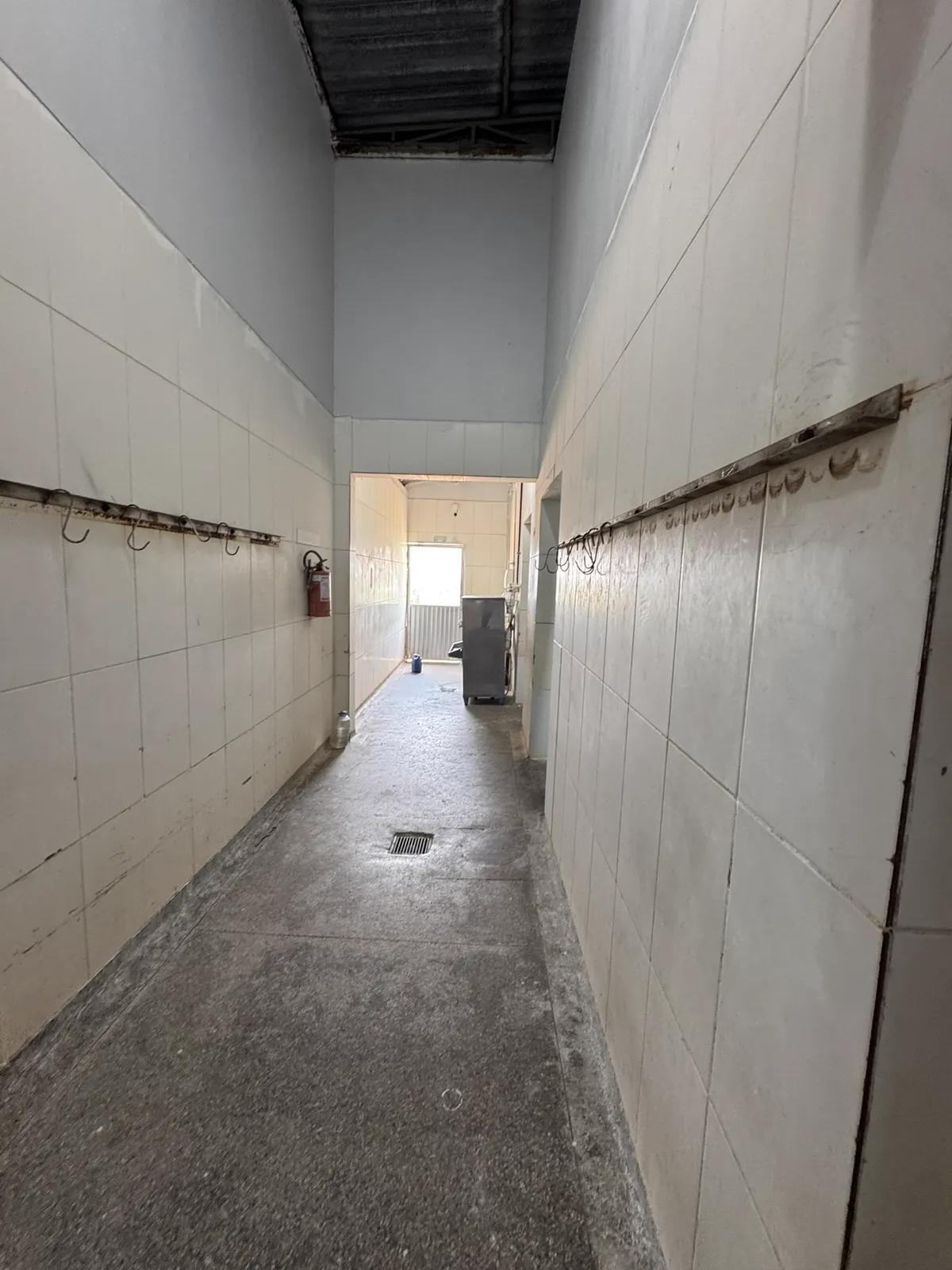 Interior da planta industrial